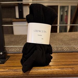 Crewcuts Girl’s Black Tights